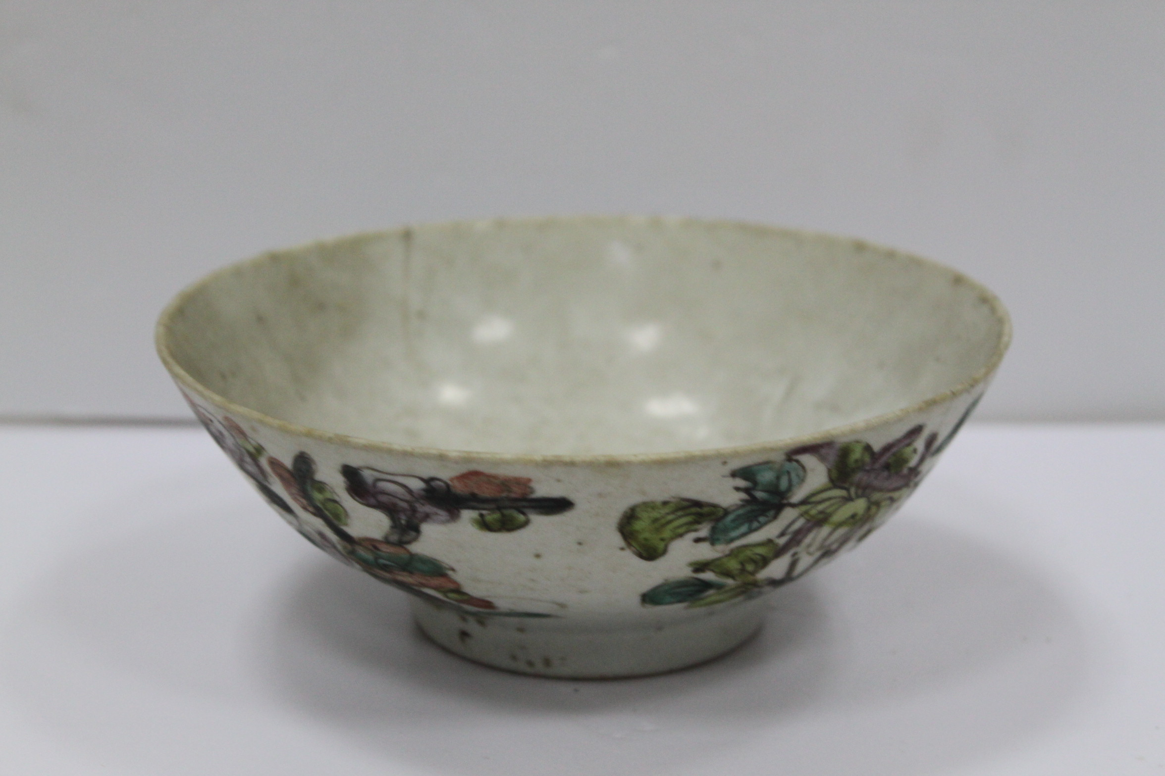 余莲盛景镇粉彩花卉碗