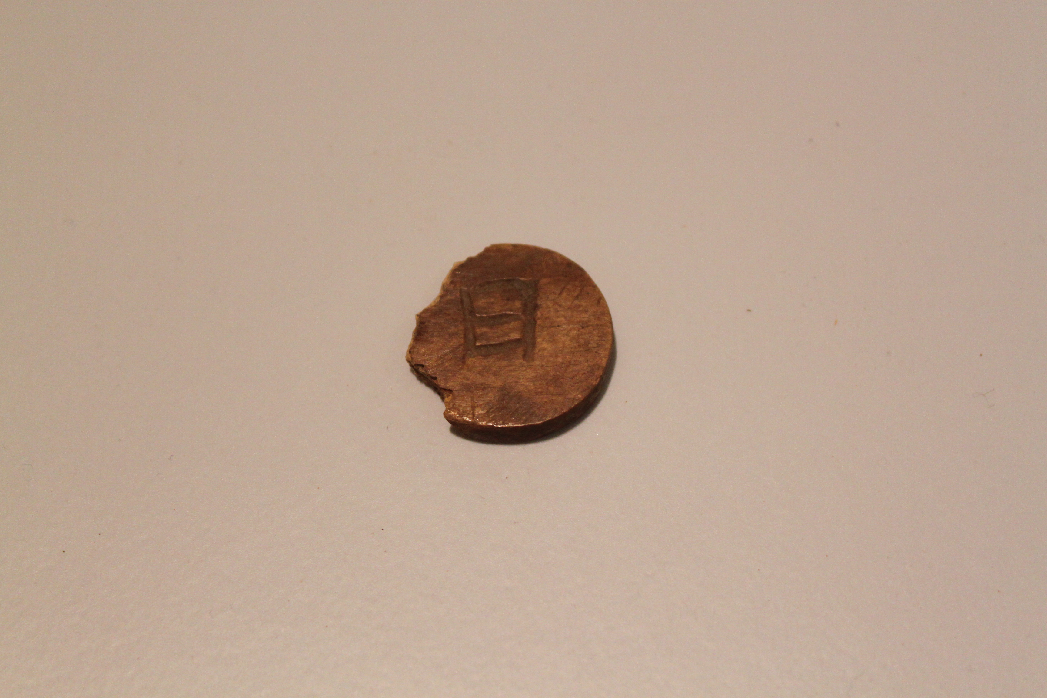 圆形“计”字小木牌1